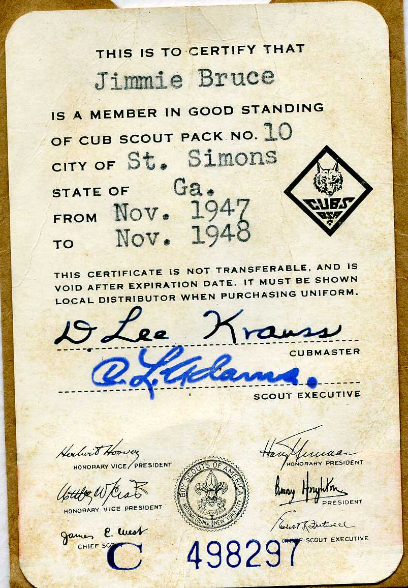 42-4 1947-48 Jimmy Bruce Scout ID.jpg
